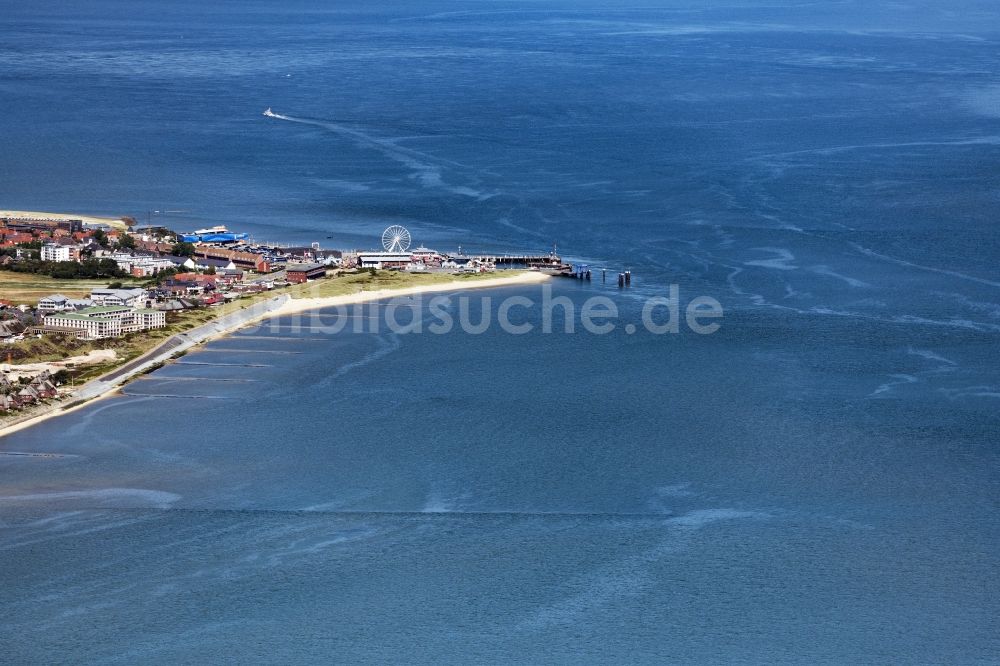 Luftaufnahme List - Meeres-Küste der Nordsee in List im Bundesland Schleswig-Holstein