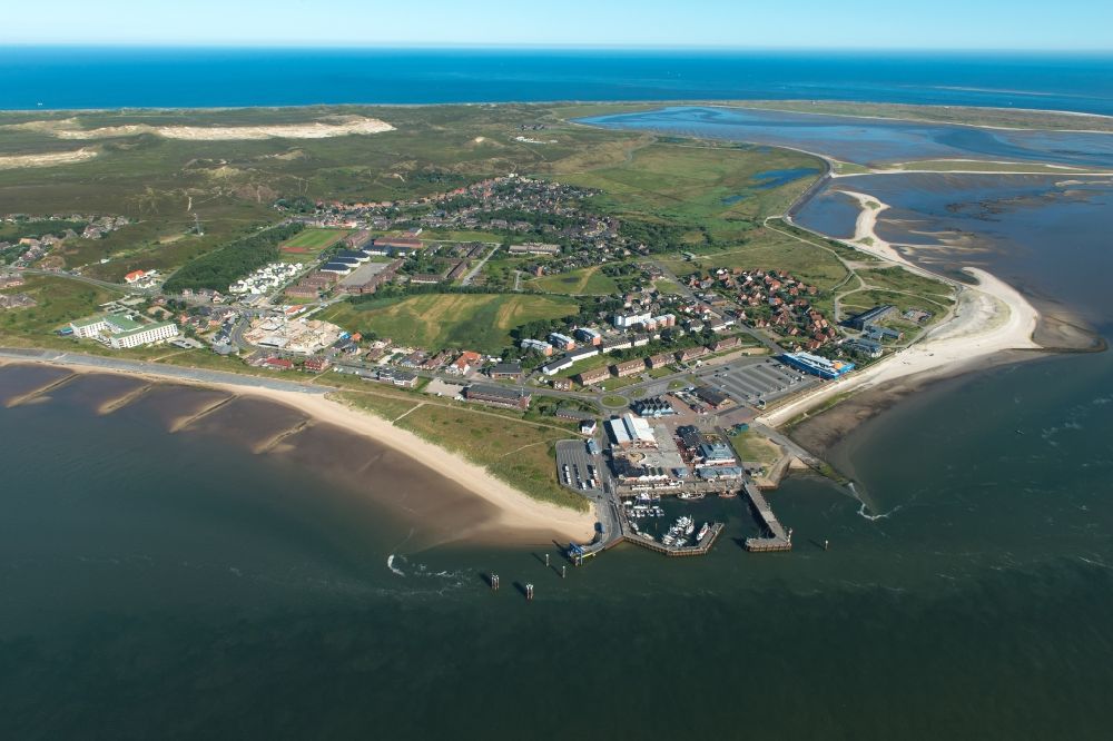 Luftbild List - Meeres-Küste der Nordsee in List auf Sylt im Bundesland Schleswig-Holstein