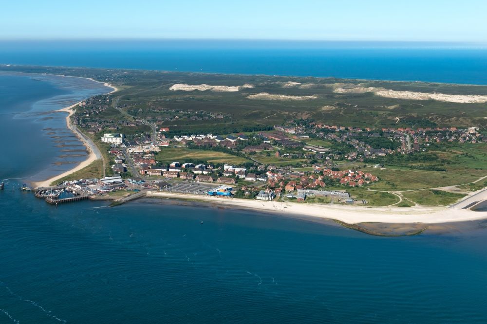 Luftaufnahme List - Meeres-Küste der Nordsee in List auf Sylt im Bundesland Schleswig-Holstein