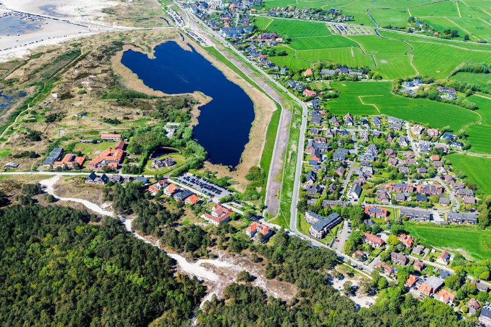 Luftbild Sankt Peter-Ording - Meeres-Küste der Nordsee in Sankt Peter-Ording im Bundesland Schleswig-Holstein