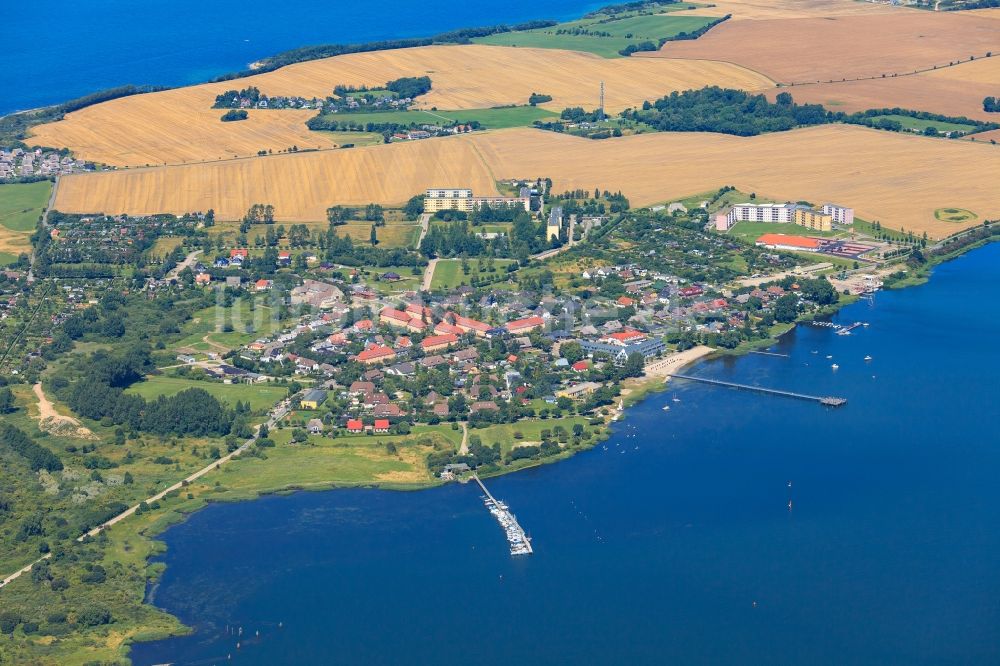 Luftbild Dranske - Meeres-Küste der Ostsee in Dranske im Bundesland Mecklenburg-Vorpommern, Deutschland