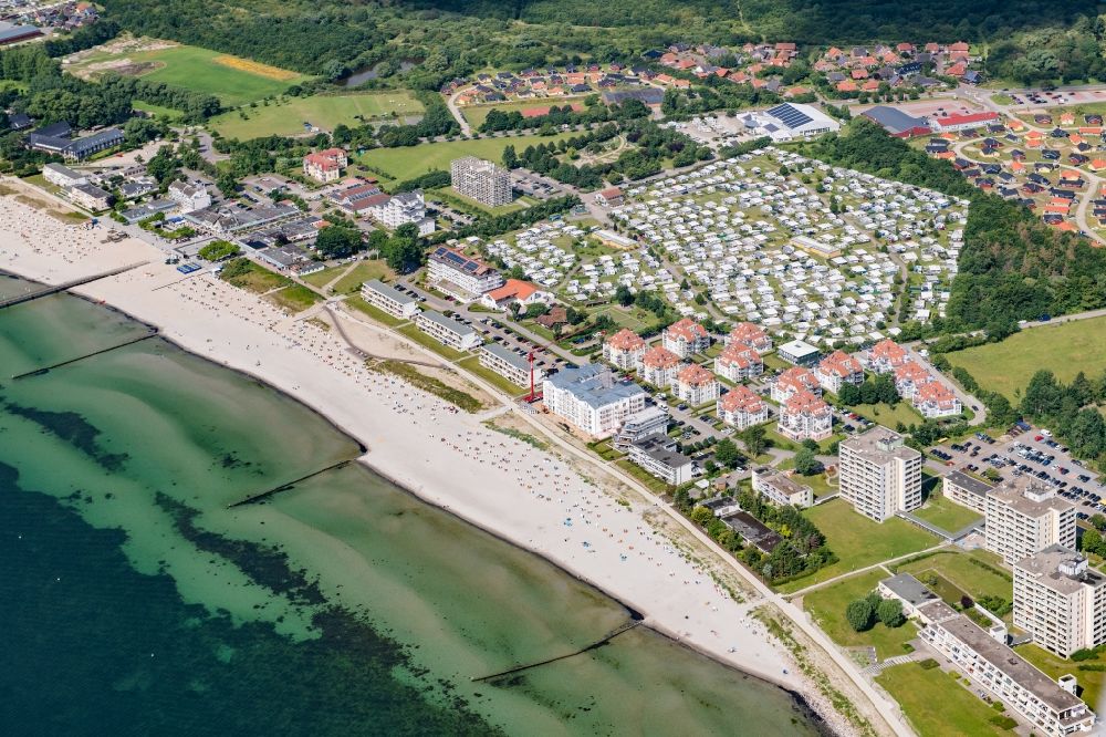 Luftbild Großenbrode - Meeres-Küste der Ostsee in Großenbrode im Bundesland Schleswig-Holstein