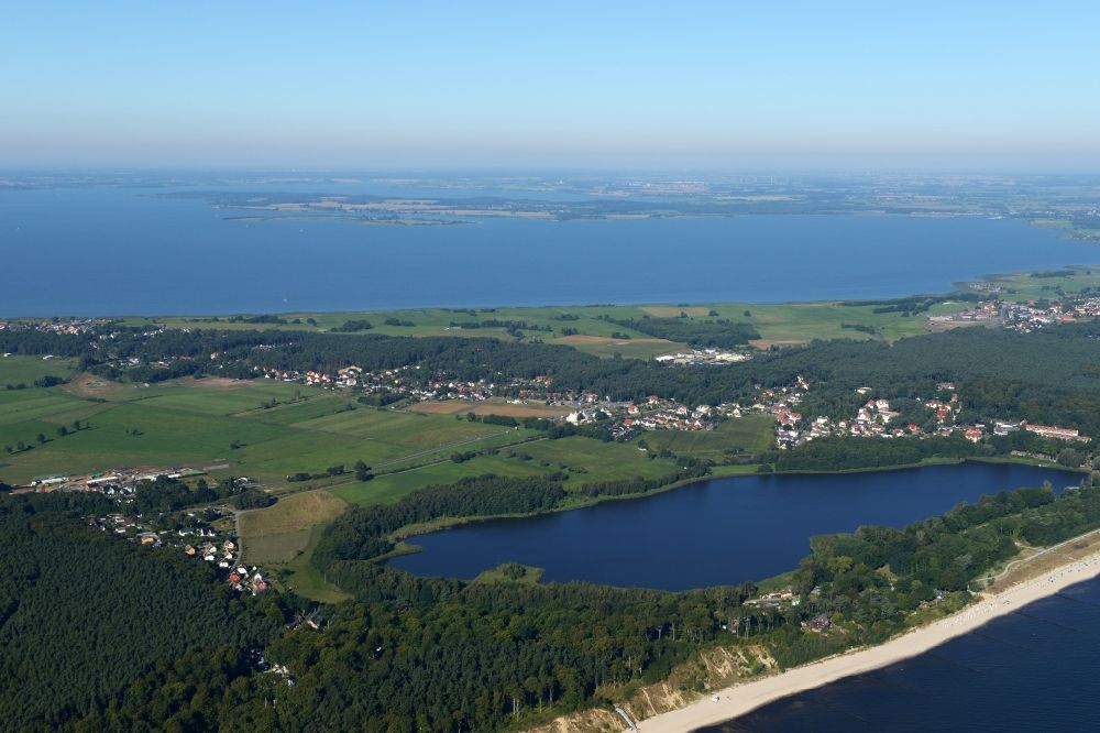 Luftbild Loddin - Meeres-Küste der Ostsee im Ortsteil Kölpinsee in Loddin im Bundesland Mecklenburg-Vorpommern