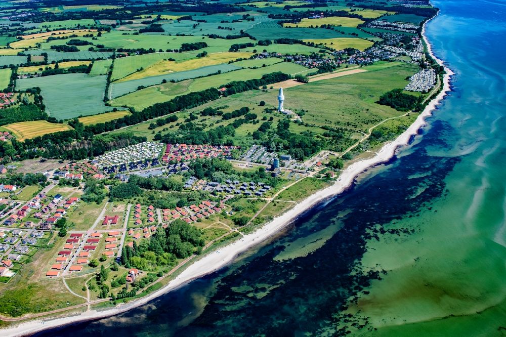 Luftbild Neustadt in Holstein - Meeres-Küste der Ostsee in Pelzerhaken im Bundesland Schleswig-Holstein