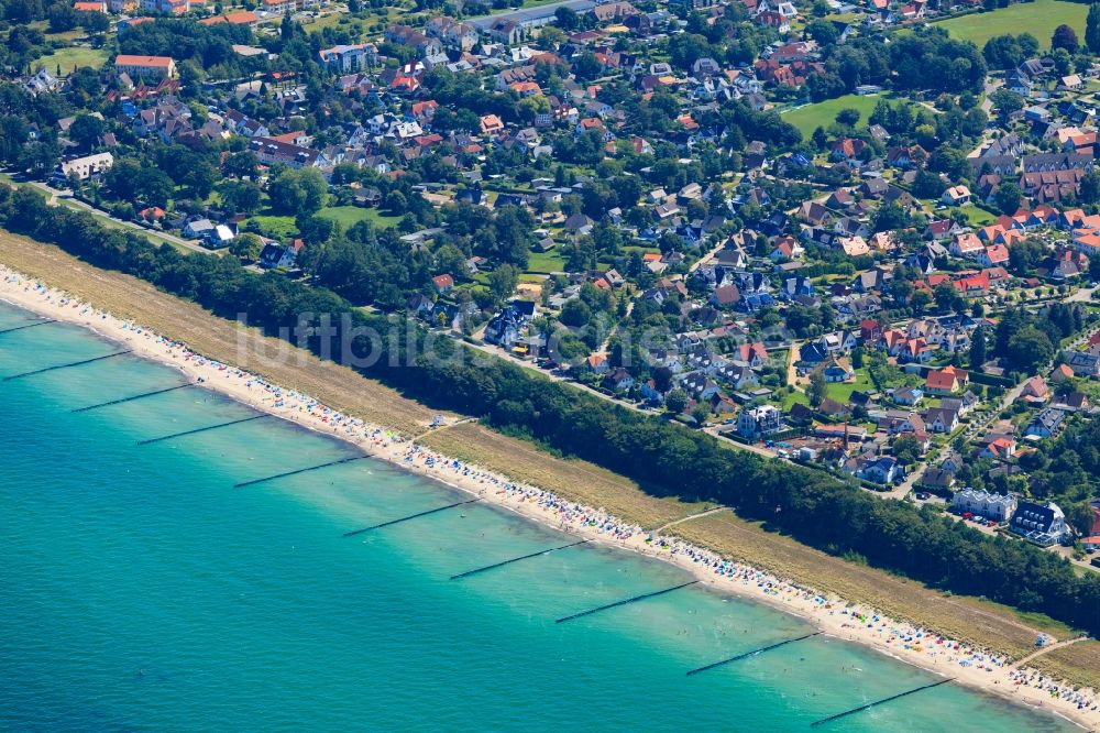 Luftaufnahme Zingst - Meeres-Küste der Ostsee in Zingst im Bundesland Mecklenburg-Vorpommern, Deutschland
