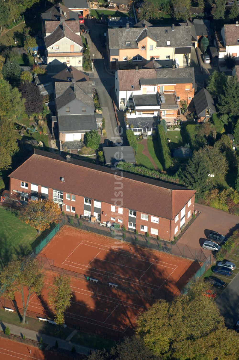 Kamen aus der Vogelperspektive: Mehrfamilien-Wohnhaus am Sportplatz an der Westicker Strasse 39 in 59174 Kamen