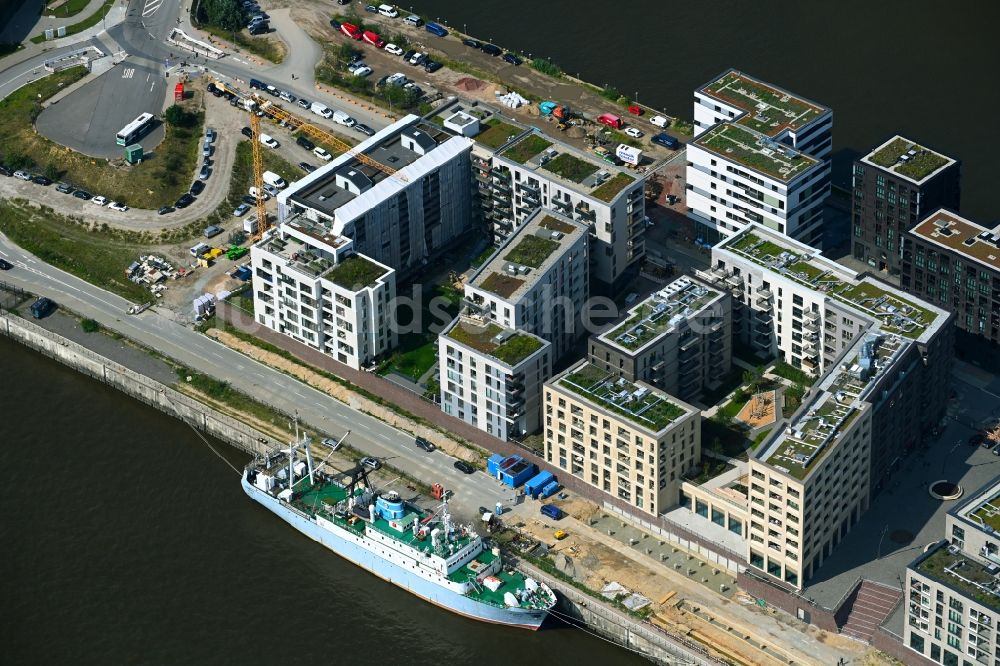 Luftbild Hamburg - Mehrfamilienhaus-Wohnanlage an der Baakenallee im Ortsteil HafenCity in Hamburg, Deutschland