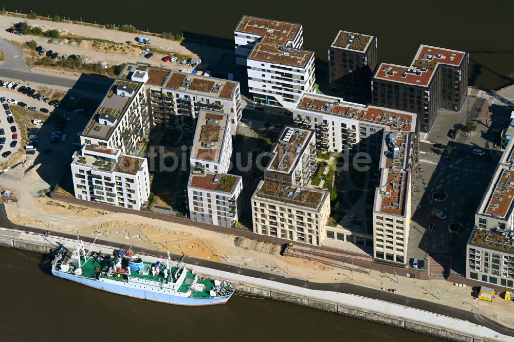 Luftbild Hamburg - Mehrfamilienhaus-Wohnanlage an der Baakenallee im Ortsteil HafenCity in Hamburg, Deutschland
