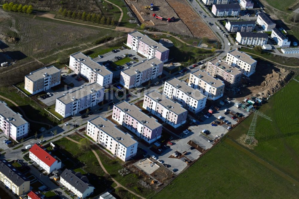 Luftbild Schönefeld - Mehrfamilienhaus-Wohnanlage der Bonava Deutschland GmbH in Schönefeld im Bundesland Brandenburg, Deutschland