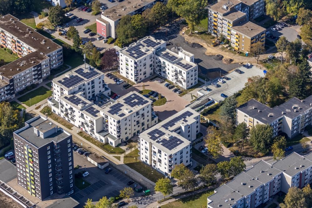 Luftbild Unna - Mehrfamilienhaus-Wohnanlage Parkquartier Königsborn in Unna im Bundesland Nordrhein-Westfalen, Deutschland