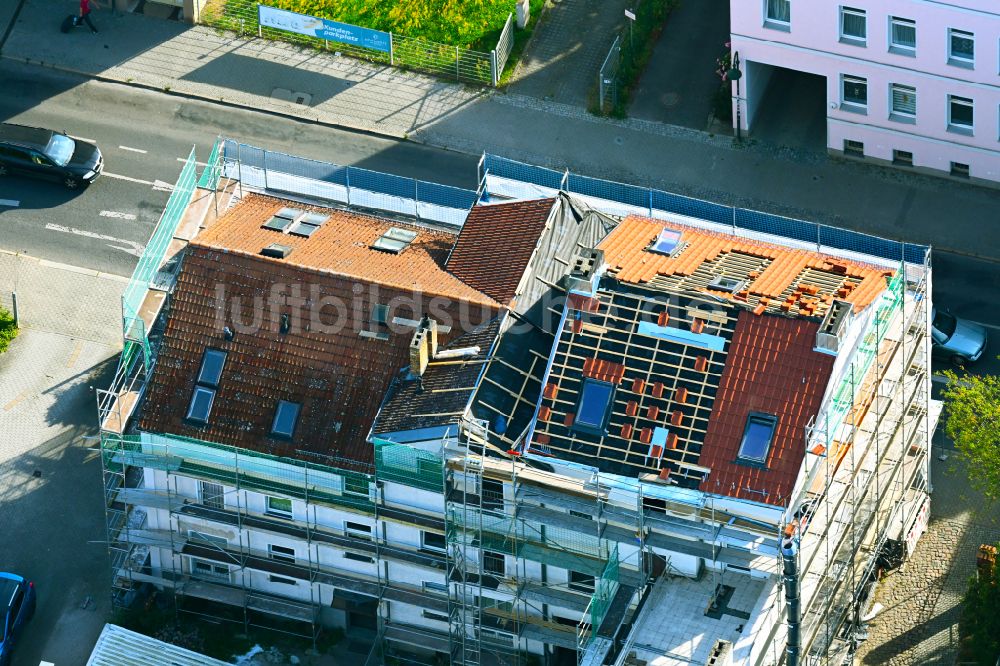 Luftbild Bernau - Mehrfamilienhaussiedlung Börnicker Straße in Bernau im Bundesland Brandenburg, Deutschland