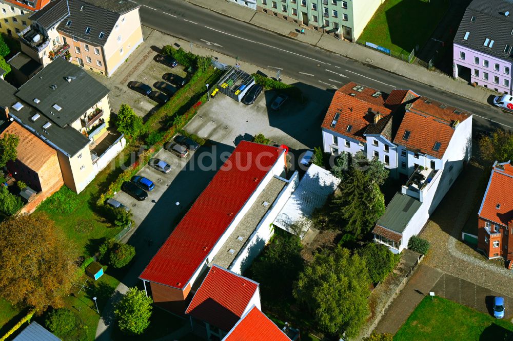Luftbild Bernau - Mehrfamilienhaussiedlung Börnicker Straße - Ulitzkastraße in Bernau im Bundesland Brandenburg, Deutschland