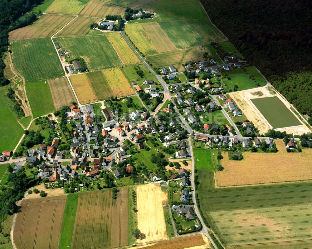 Luftbild Dombach - Mehrfamilienhaussiedlung in Dombach im Bundesland Hessen, Deutschland