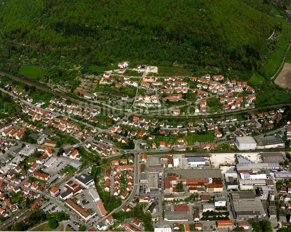 Luftbild Geislingen an der Steige - Mehrfamilienhaussiedlung in Geislingen an der Steige im Bundesland Baden-Württemberg, Deutschland