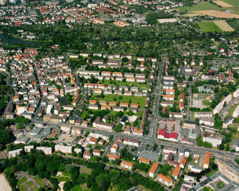 Gießen von oben - Mehrfamilienhaussiedlung in Gießen im Bundesland Hessen, Deutschland