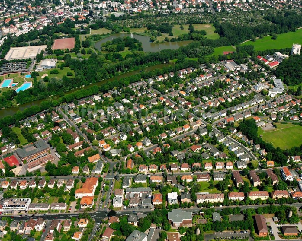 Luftbild Gießen - Mehrfamilienhaussiedlung in Gießen im Bundesland Hessen, Deutschland