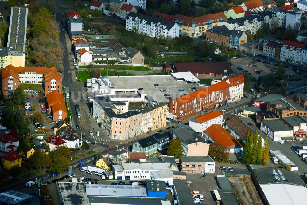 Luftbild Magdeburg - Mehrfamilienhaussiedlung an der Halberstädter Straße im Ortsteil Sudenburg in Magdeburg im Bundesland Sachsen-Anhalt, Deutschland