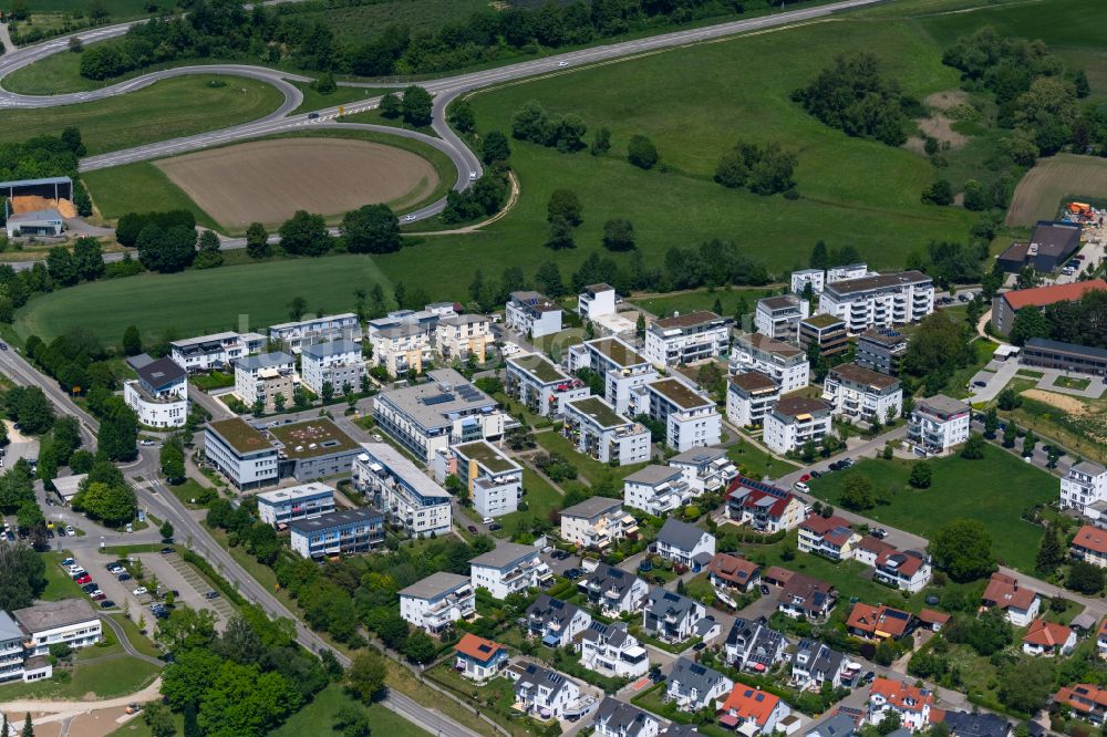 Luftaufnahme Überlingen - Mehrfamilienhaussiedlung am Hildegardring in Überlingen im Bundesland Baden-Württemberg, Deutschland