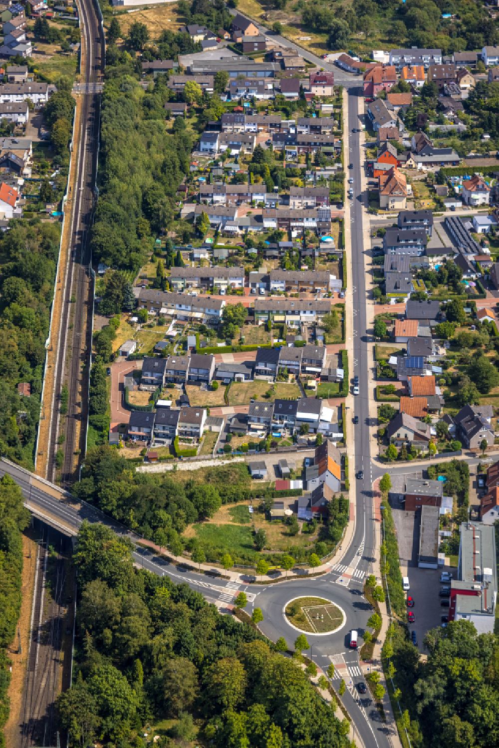Luftaufnahme Pelkum - Mehrfamilienhaussiedlung an der Kleine Werlstraße in Pelkum im Bundesland Nordrhein-Westfalen, Deutschland