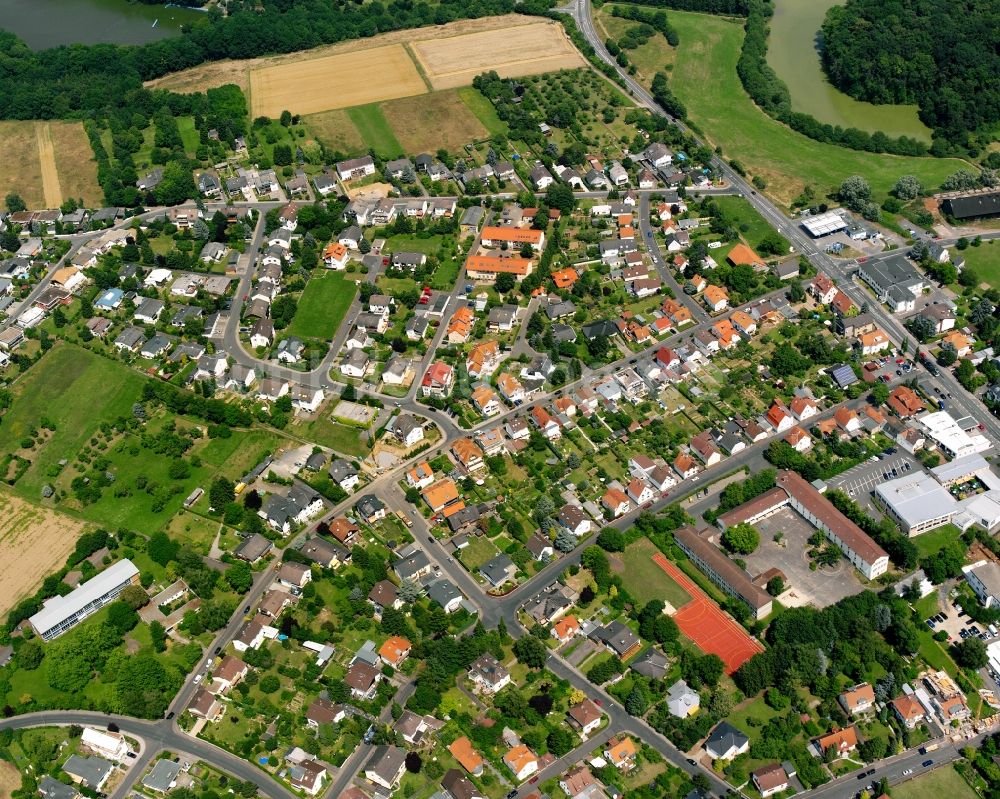 Luftaufnahme Langsdorf - Mehrfamilienhaussiedlung in Langsdorf im Bundesland Hessen, Deutschland