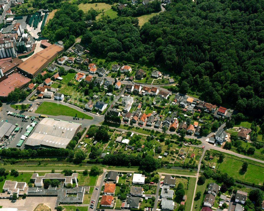 Luftbild Langsdorf - Mehrfamilienhaussiedlung in Langsdorf im Bundesland Hessen, Deutschland