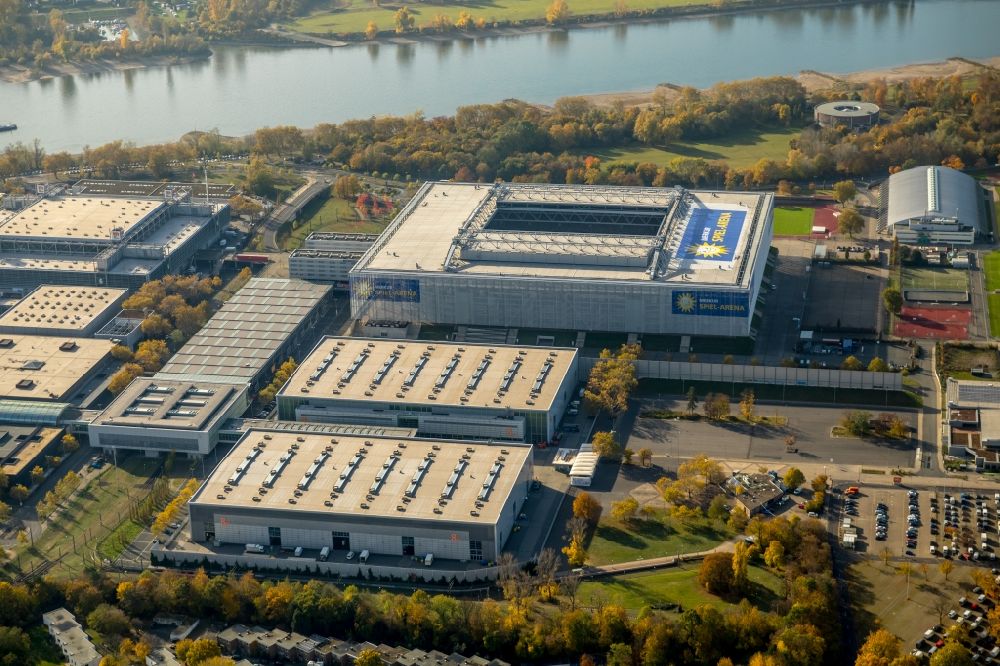 Luftbild Düsseldorf - MERKUR SPIEL-ARENA in Düsseldorf im Bundesland Nordrhein-Westfalen