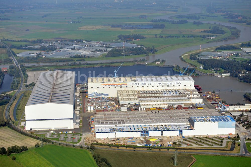 Luftaufnahme Papenburg - Meyer Papenburg Werft