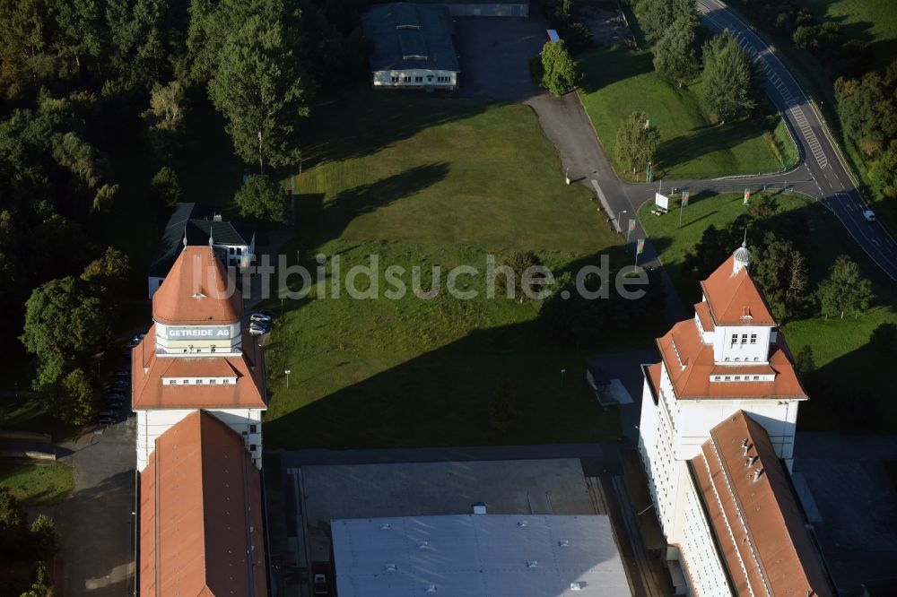 Luftaufnahme Wurzen - Mühlenwerke in Wurzen im Bundesland Sachsen