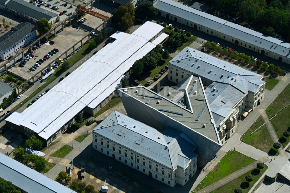 Dresden aus der Vogelperspektive: Militärhistorisches Museum der Bundeswehr ( MHM ) in Dresden im Bundesland Sachsen