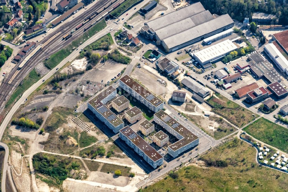 Luftaufnahme Olten - Mischbebauung der Wohngebiets- und Gewerbeflächen Gäustrasse olten Südwest in Olten im Kanton Solothurn, Schweiz