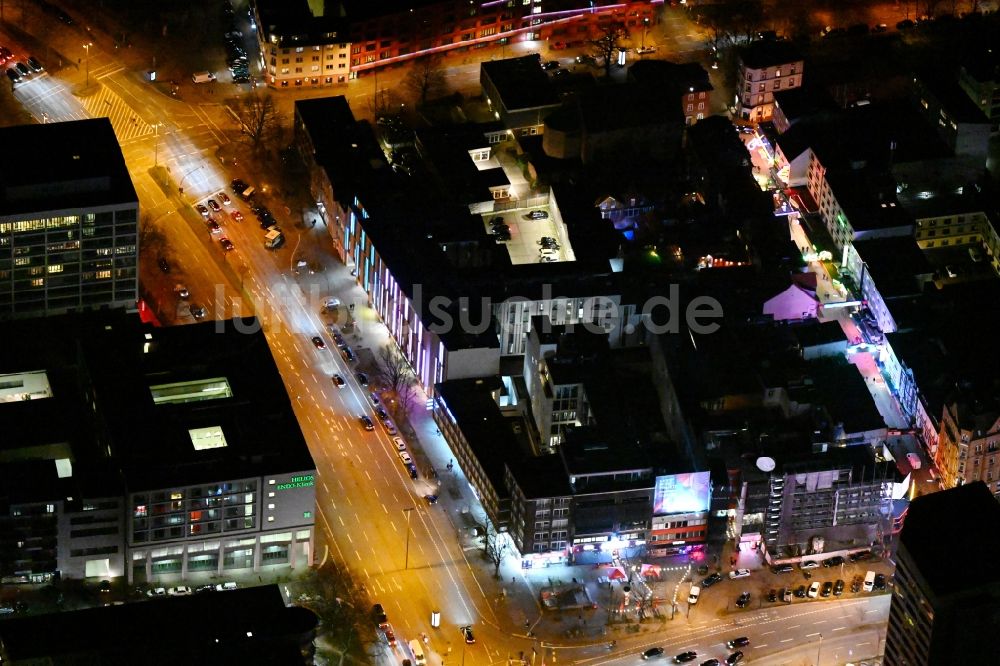 Luftbild Hamburg - Mischbebauung der Wohngebiets- und Gewerbeflächen Ring - Reeperbahn in Hamburg, Deutschland