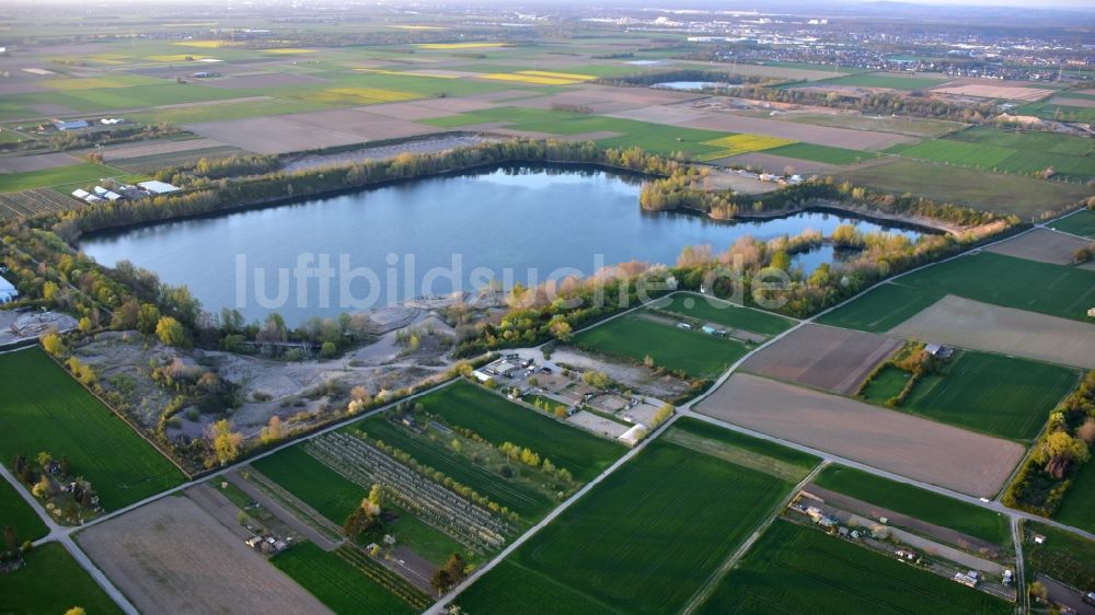 Troisdorf aus der Vogelperspektive: Mondorfer See im Bundesland Nordrhein-Westfalen, Deutschland