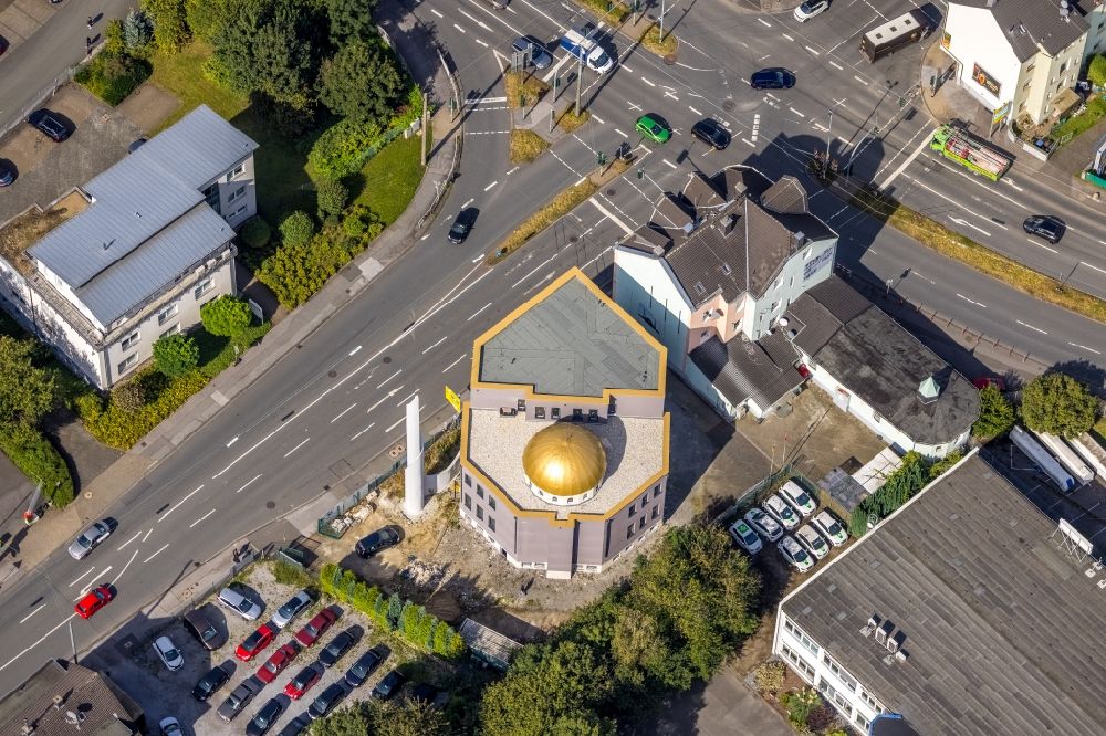 Luftbild Schwelm - Moschee im Ortsteil Lindenberg in Schwelm im Bundesland Nordrhein-Westfalen, Deutschland