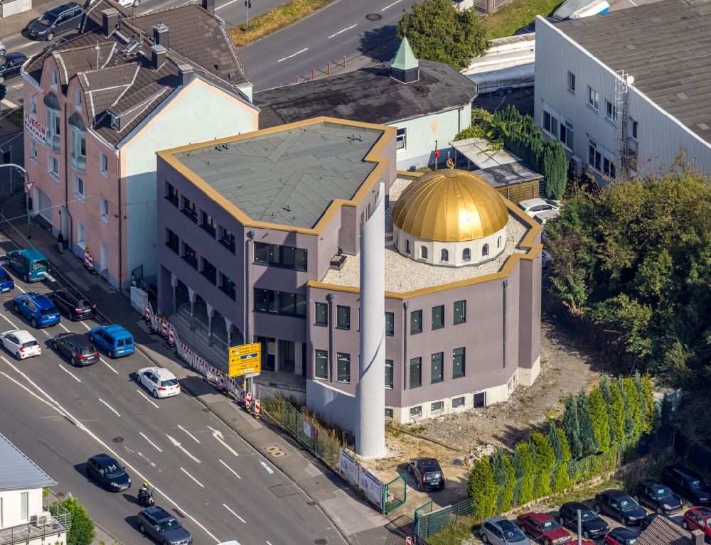 Schwelm von oben - Moschee im Ortsteil Lindenberg in Schwelm im Bundesland Nordrhein-Westfalen, Deutschland