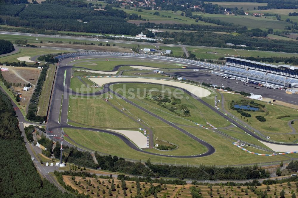 Luftaufnahme Klettwitz - Motorsportanlage Lausitzring bei Klettwitz im Bundesland Brandenburg