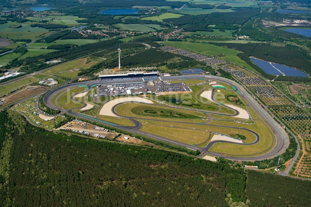 Luftaufnahme Schipkau - Motorsportanlage Lausitzring bei Klettwitz im Bundesland Brandenburg