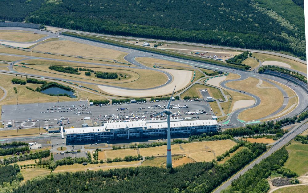 Luftaufnahme Schipkau - Motorsportanlage Lausitzring bei Klettwitz im Bundesland Brandenburg