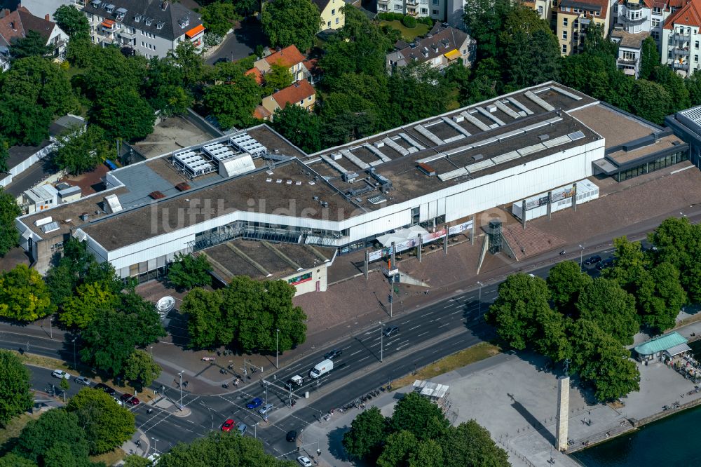 Luftaufnahme Hannover - Museum des Sprengel Museum in Hannover im Bundesland Niedersachsen, Deutschland