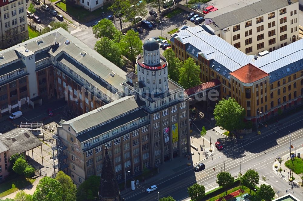 Luftaufnahme Dresden - Museums- Gebäude- Ensemble Technische Sammlungen Dresden im Ortsteil Striesen in Dresden im Bundesland Sachsen, Deutschland