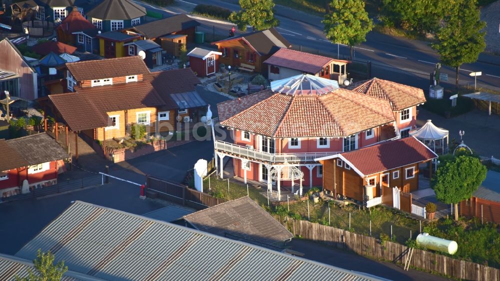 Luftaufnahme Kircheib - Musterhaus- Einfamilienhaus- Siedlung in Kircheib im Bundesland Rheinland-Pfalz, Deutschland