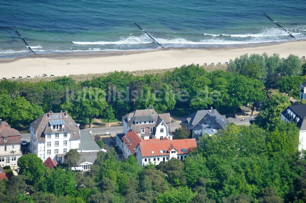 Luftaufnahme Kühlungsborn - Mutter-Kind-Kurhaus der AWO Sano gGmbH am Ostseestrand von Kühlungsborn in Mecklenburg-Vorpommern