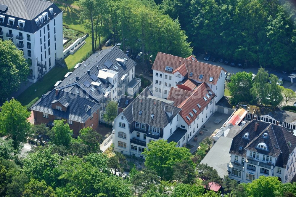Luftaufnahme Kühlungsborn - Mutter-Kind-Kurhaus der AWO Sano gGmbH am Ostseestrand von Kühlungsborn in Mecklenburg-Vorpommern