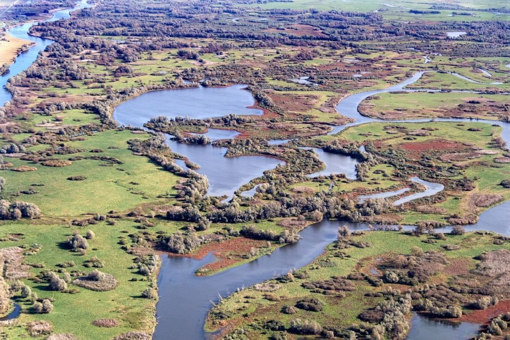 Luftbild Kostrzyn nad Odra - Nationalpark Warthemündung / Park Narodowy Ujscie Warty