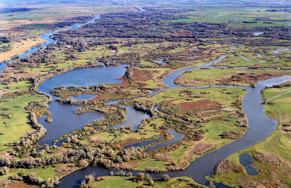 Luftbild Kostrzyn nad Odra - Nationalpark Warthemündung / Park Narodowy Ujscie Warty