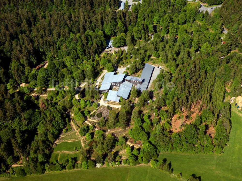 Luftaufnahme Neuschönau - Nationalparkzentrum Lusen in Neuschönau im Bundesland Bayern