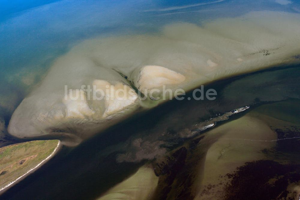 Luftbild Barhöft - Natur- und Vogelschuzgebiet Barhöfter Rinne an der Ostsee- Küste