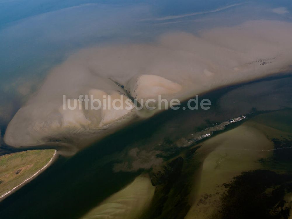 Luftaufnahme Barhöft - Natur- und Vogelschuzgebiet Barhöfter Rinne an der Ostsee- Küste