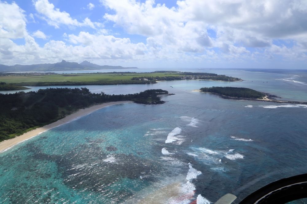 Luftbild Blue Bay - Naturreservat Blue Bay an der Südostkueste von Mauritius