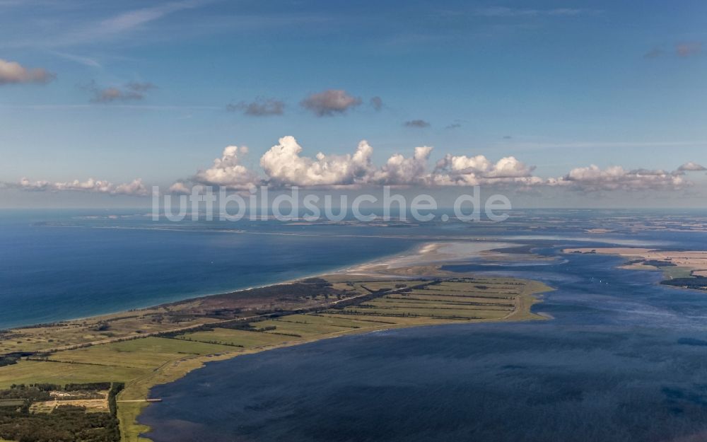 Luftbild Zingst - Naturschutzgebiet im Osten der Halbinsel Zingst im Bundesland Mecklenburg-Vorpommern