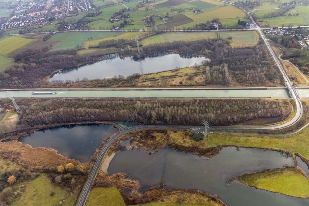 Luftaufnahme Stockum - Naturschutzgebiet Am Tibaum in Stockum im Bundesland Nordrhein-Westfalen, Deutschland